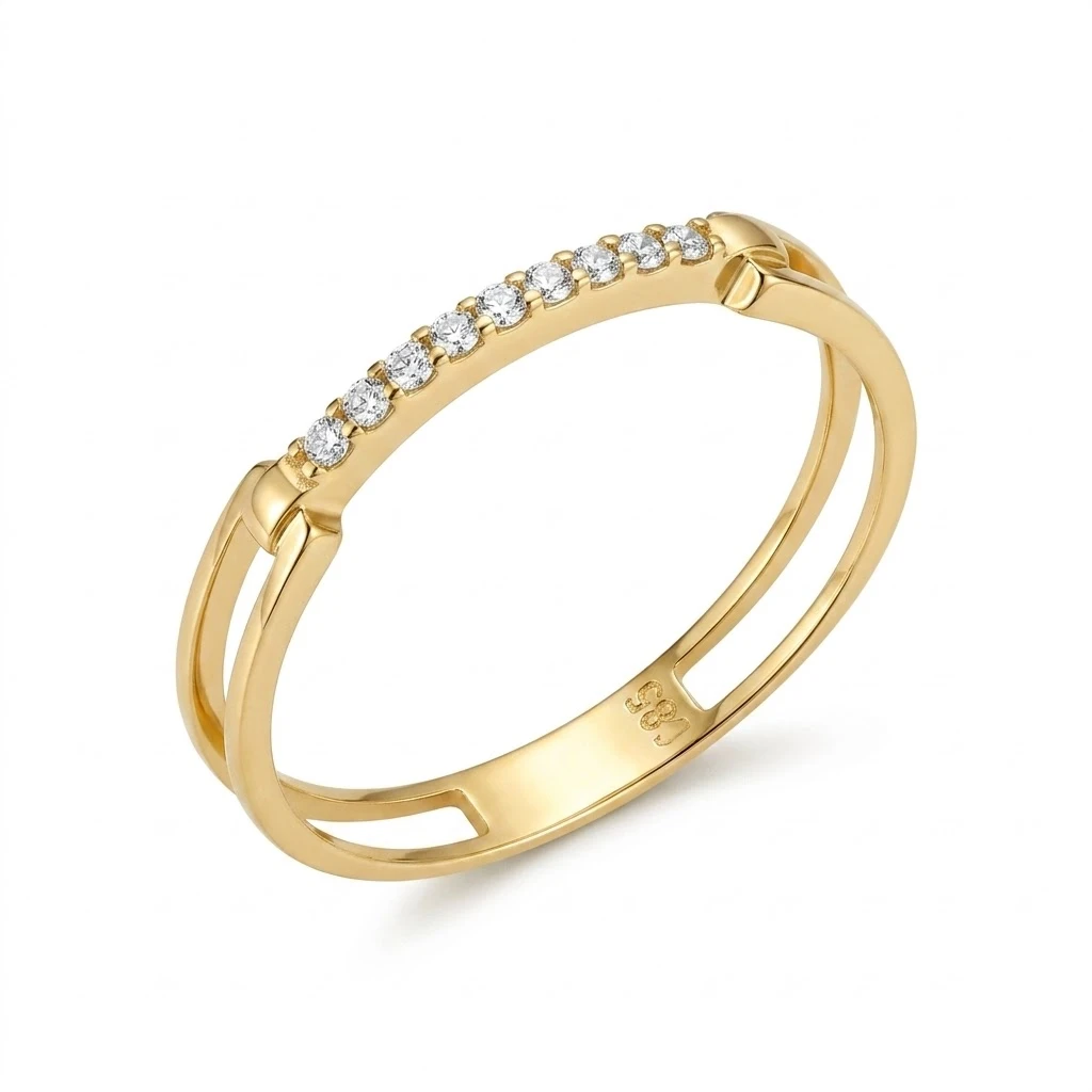 Zlatý prsteň DP-0490