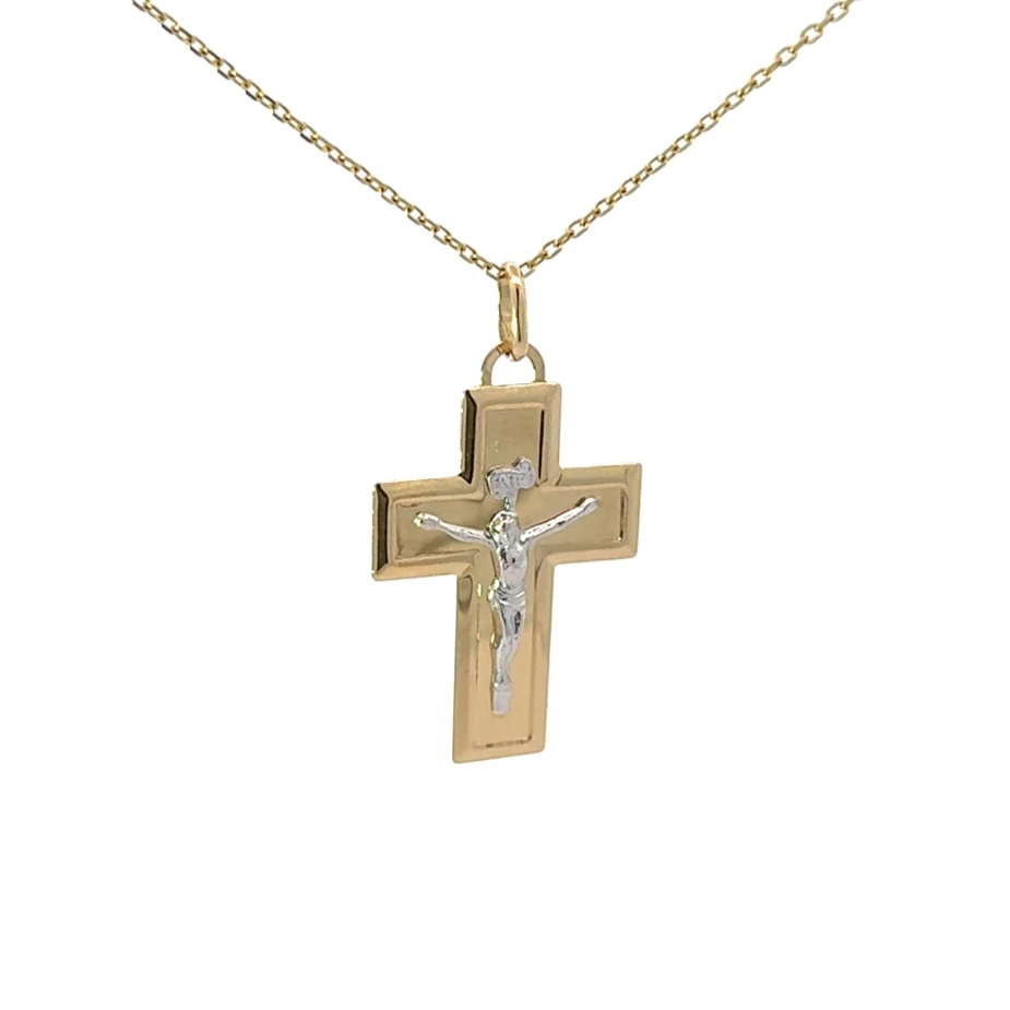 Zlatý prívesok krížik PK-58