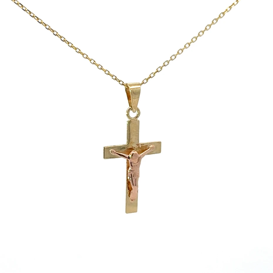 Zlatý prívesok krížik PK-27