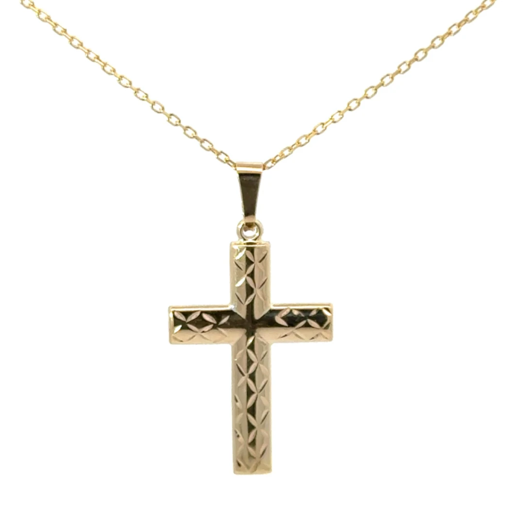 Zlatý prívesok krížik PK-352