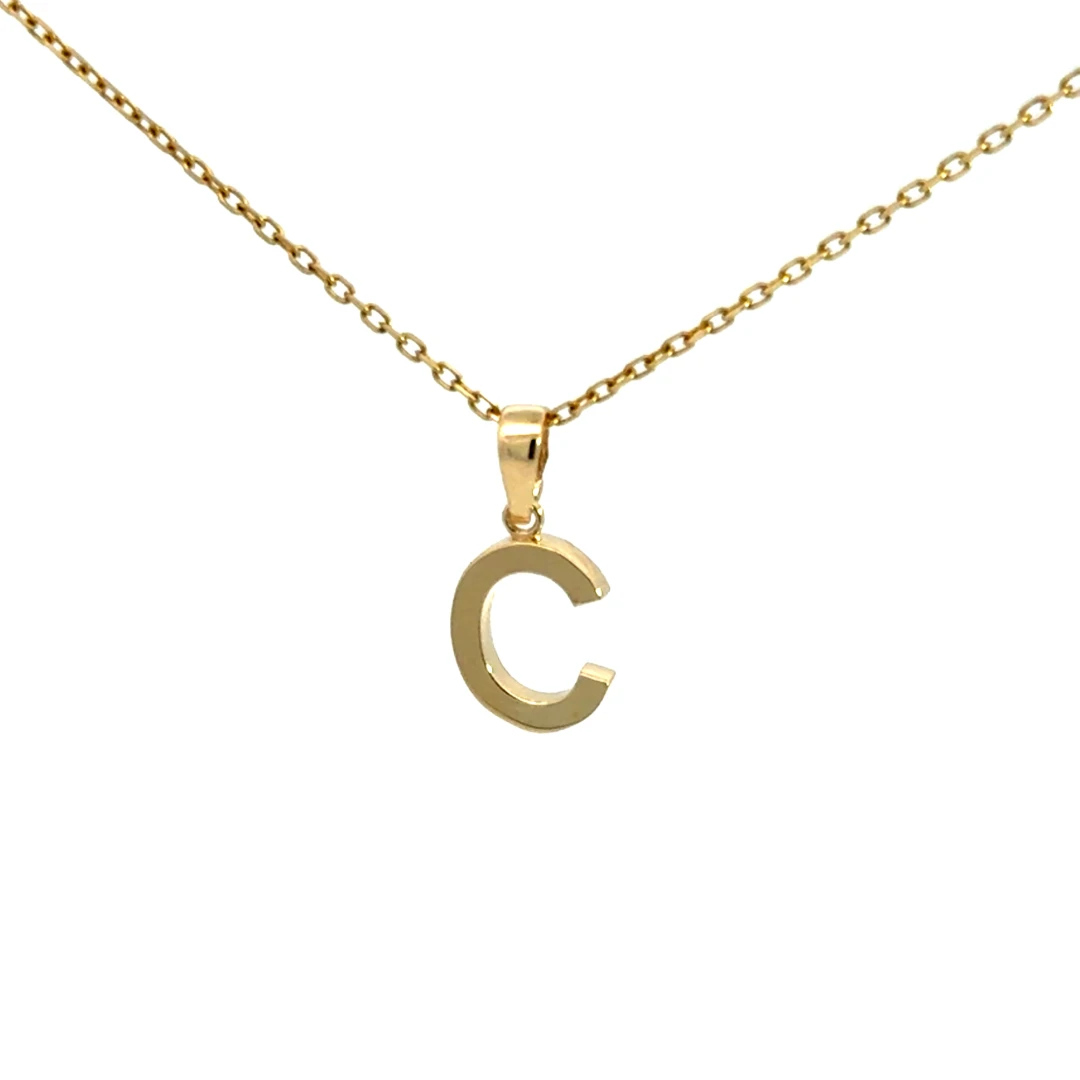 Zlatý prívesok písmeno PPV-14