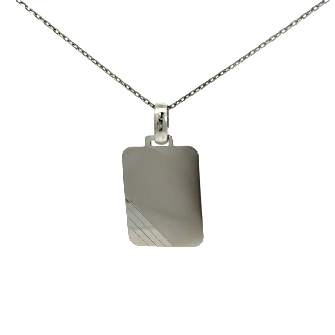Zlatý prívesok platnička P-243