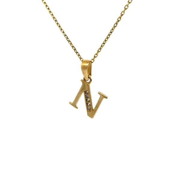 Zlatý prívesok písmeno PPV-60